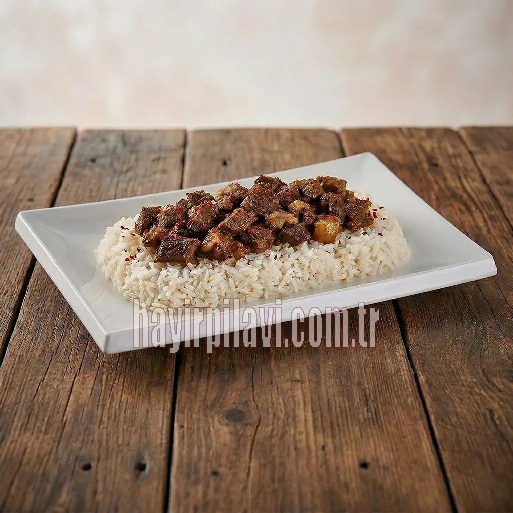 Etli Pilav Kavurmalı Pilav