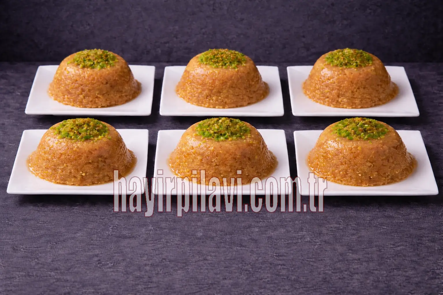 Fıstıklı irmik helvası siparişi