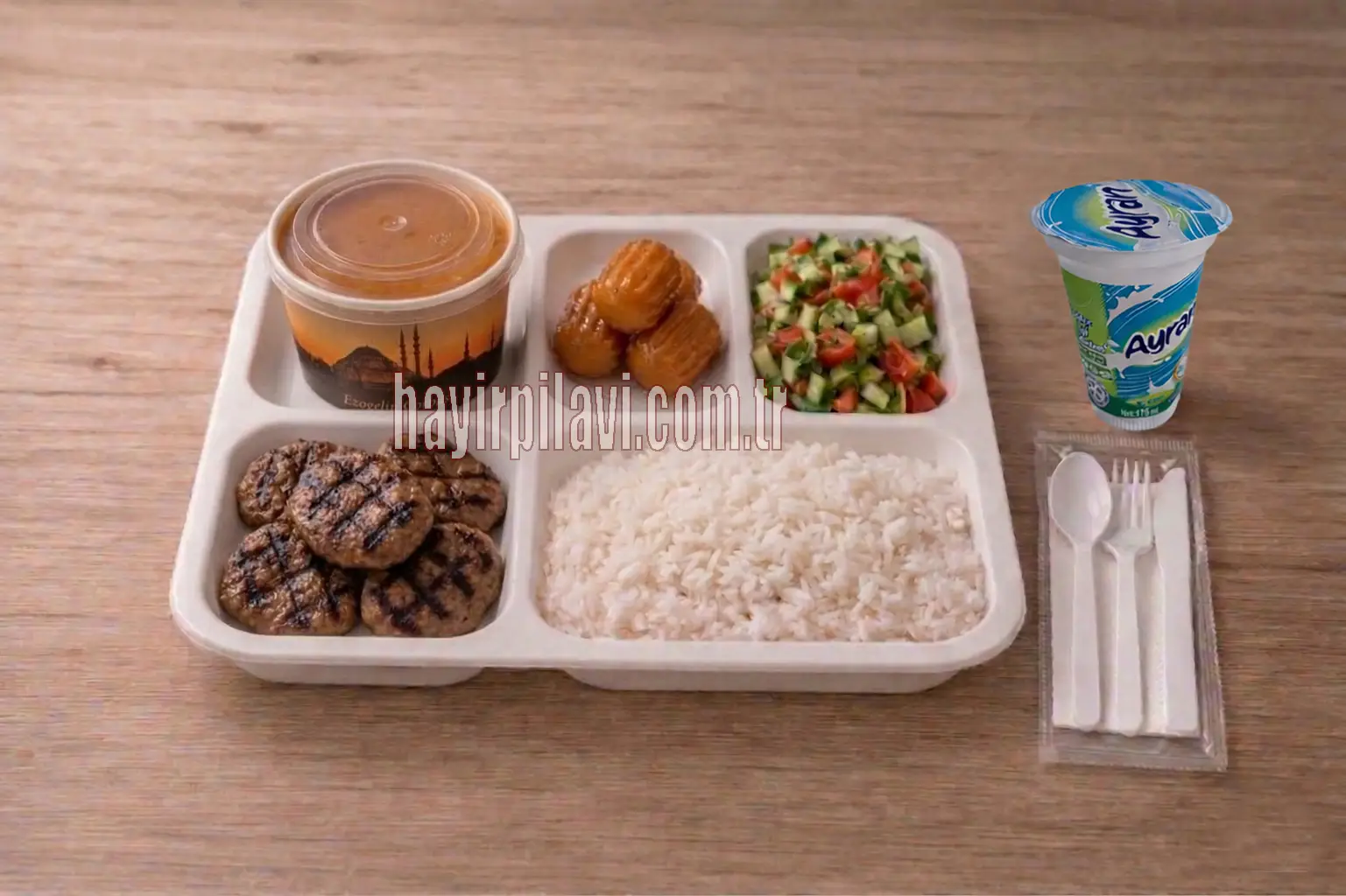 tatlı ikramlı mevlüt yemeği menüsü