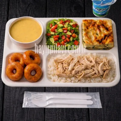 Tavuklu Mevlüt Pilavı Tabldot Menü